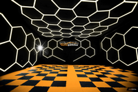 Lampa LED HEXAGON Panel Oświetlenie Warsztat Garaż Dom 297 x 206 3500-4000K