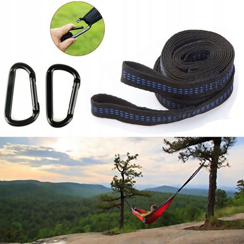 ZESTAW DO MOCOWANIA HAMAKA, SYSTEM ZAWIESZENIA, PASKÓW DO HAMAKA NA DRZEWIE na Arena.pl