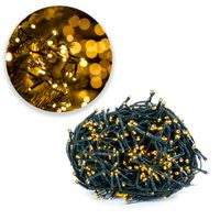 LAMPKI CHOINKOWE 200 LED CIEPŁY BIAŁY +gniazdo