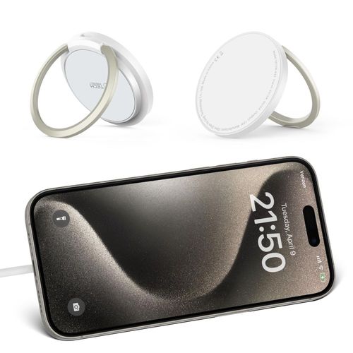 tech-protect qi15w-a33 magnetic magsafe wireless charger white na Arena.pl