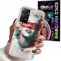 ETUI DO XIAOMI NOTE 11 PRO - Monroe MODNE KOBIECE WZORY + SZKŁO