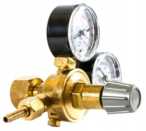 REDUKTOR CIŚNIENIOWY 2 ZAWORY CO2 ARGON 230 BAR CIŚNIENIA 0,5 - 10 DO BUTLI na Arena.pl