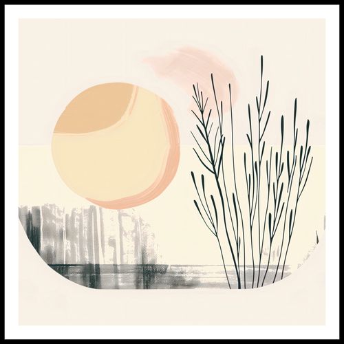 Plakat 100x100cm Pastelowy Wschód na Arena.pl
