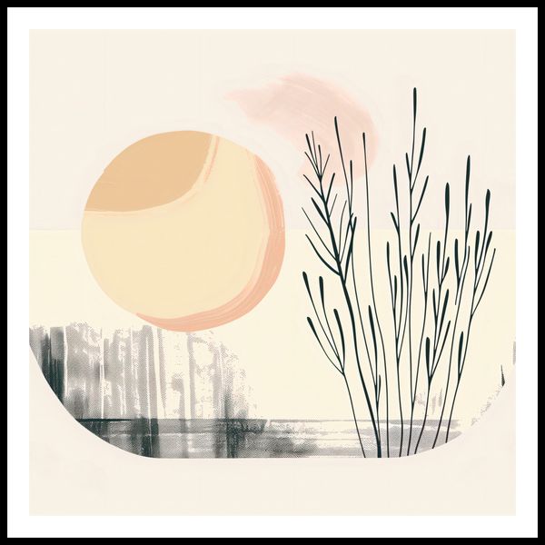Plakat 100x100cm Pastelowy Wschód zdjęcie 3