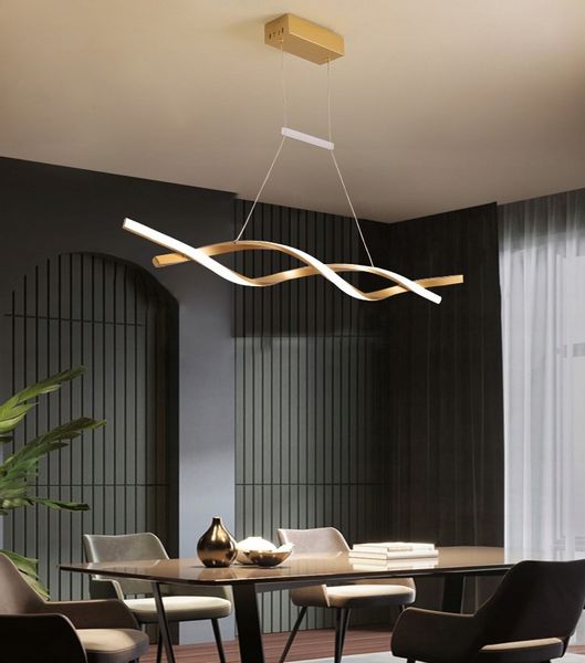 Lampa SANTIAGO I wisząca LED długa nad stół nowoczesna 90cm Wobako 35W zdjęcie 15