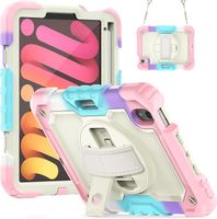 Etui do iPad Mini 6 8.3" z Podstawką i Paskiem na Ramię Kolorowe