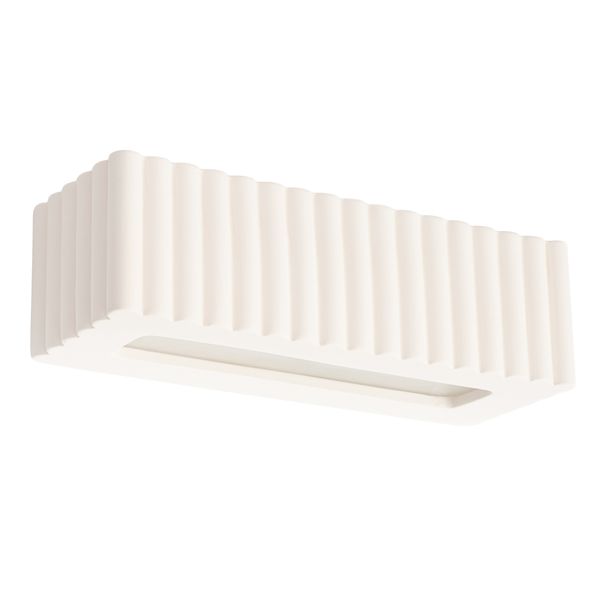 Kinkiet ceramiczny RIGATA biały zdjęcie 1