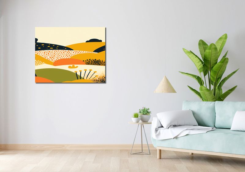 Obraz 90x70cm Słoneczny Horyzont zdjęcie 2