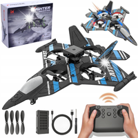 DRON SAMOLOT ZDALNIE STEROWANY MYŚLIWIEC żyroskop RC LED USB