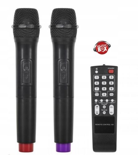 Głośnik Bluetooth 30cm USB Mikrofony Karaoke na Arena.pl