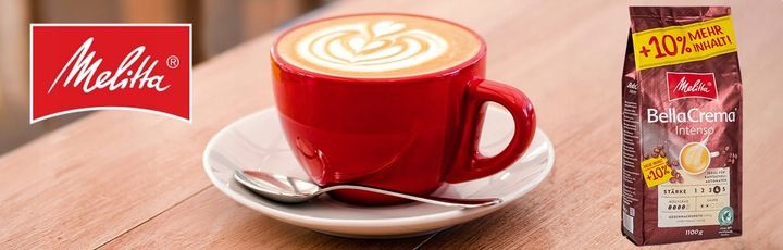 Kawa ziarnista MELITTA BELLACREMA INTENSO 1,1 kg | intensywna Arabica 80% zdjęcie 9