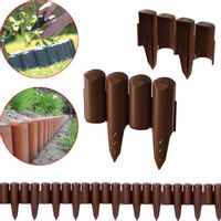 Palisada ogrodowa obrzeże trawnikowe Border 5m Płotek Brąz