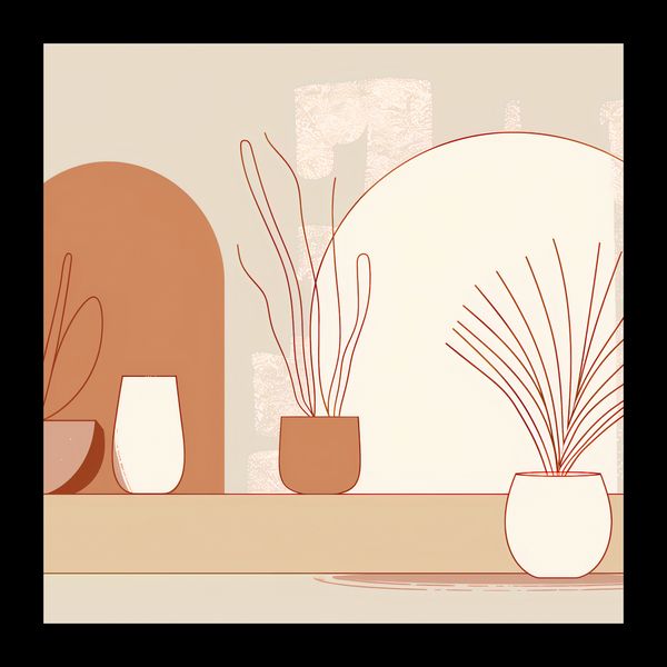 Plakat 20x20cm Widok Roślin zdjęcie 2