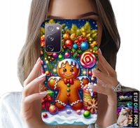 ETUI DO SAMSUNG GALAXY S20 LITE - PIERNIK, CUKIERKOWE WZORY ŚWIĘTA + SZKŁO