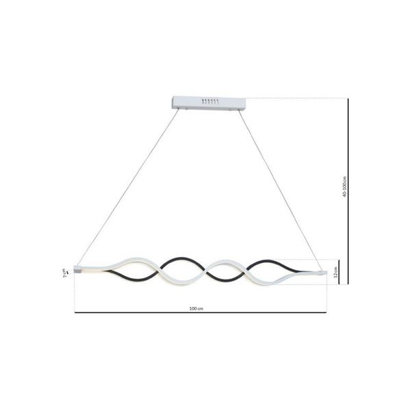 LAMPA WISZĄCA SPLIT 36W LED | ML213 zdjęcie 15