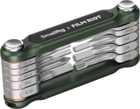 Smallrig 4814 składany zestaw kluczy multitool 10-w-1, zielony