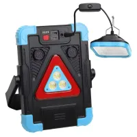 Trójkąt ostrzegawczy LED z funkcją lampy roboczej solarny 4 tryby 1500LM Hurry Bolt
