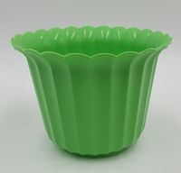 osłonka/doniczka muszelka 9cm jasno zielona 20szt