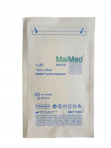 OPATRUNEK NA RANY JAŁOWY HYPOALERGICZNY Z WKŁADEM CHŁONNYM 15X9cm 25szt na Arena.pl