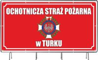BANER PLANDEKA Ochotnicza Straż Pożarna OSP 1x0,5m Oznaczenie Strażnicy