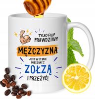Kubek Dla Filipa Kolegi Przyjaciela Męża Prezent Z Nadrukiem Biały 330Ml