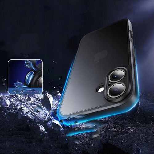 Etui do iPHONE 16 + 2x SZKŁO WZMACNIANE do MagSafe PREMIUM CASE MATOWE 360° na Arena.pl