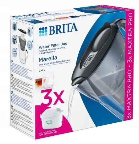 Dzbanek filtrujący Brita Marella Cool +3 filtry Maxtra PRO Pure Performance na Arena.pl