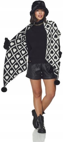 CZAPKA DAMSKA futrzana na zimę zimowa ciepła z futerkiem bucket czarna na Arena.pl