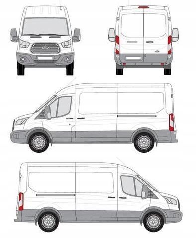 Platforma dachowy bagażnik Ford Transit L3H2 na Arena.pl