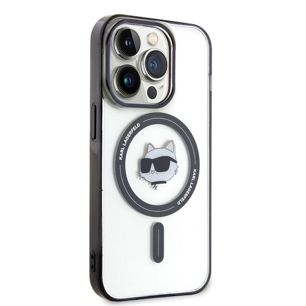 Etui Karl Lagerfeld do iPhone 15 Pro, Przezroczysty, MagSafe zdjęcie 4