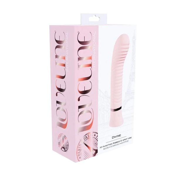 Divine - Ribbed G-Spot Vibe - Pink zdjęcie 2
