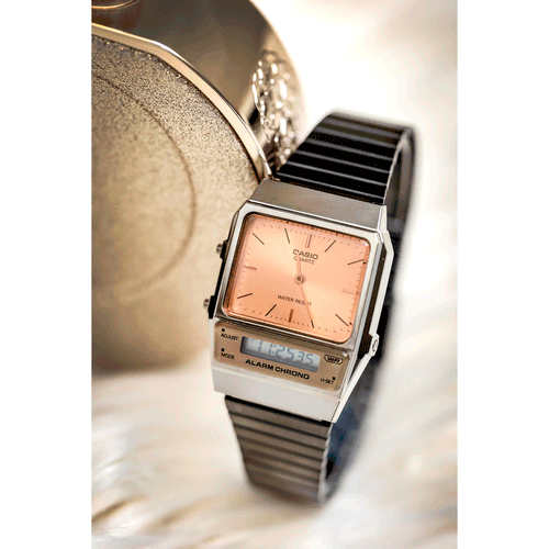 ZEGAREK UNISEX CASIO Vintage Dual Time AQ-800ECGG-4ADF + BOX na Arena.pl
