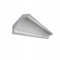 Listwa przysufitowa 2m DLP10 8cm x 8cm sztukateria ozdobna sufitowa faseta