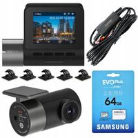 70mai ZESTAW NA PREZENT KAMERA samochodowa PRO PLUS+ RC06+ 64GB + UP03