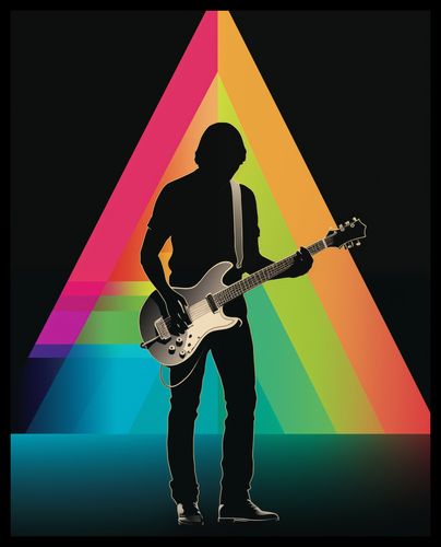 Plakat 40x50cm Pryzmat przez Gitarę na Arena.pl