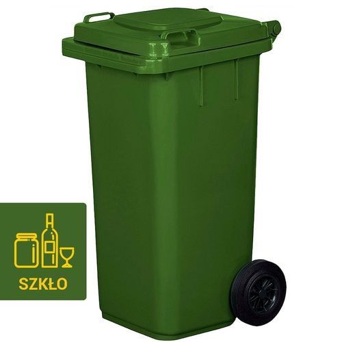 POJEMNIK KOSZ ŚMIETNIK 120L NA ŚMIECI ODPADY-MOCNY na Arena.pl