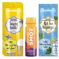 Supertan Sugary Vanilla 3x 15ml Przyspieszacz Opalania Z Drobinkami + Grati