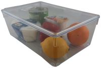 ORGANIZER DO LODÓWKI Z POKRYWKĄ POJEMNIK PÓŁKA SZUFLADA