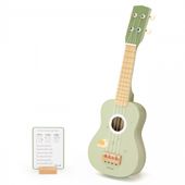 Viga Drewniane Ukulele Gitara Dla Dzieci Zielone Z Nutami