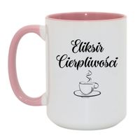 Duży Biało-Różowy 450 ml