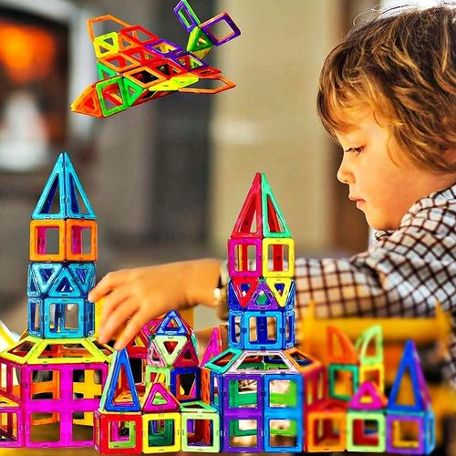 EDUKACYJNE konstrukcyjne KLOCKI MAGNETYCZNE 124 element prezenty certyfikat na Arena.pl