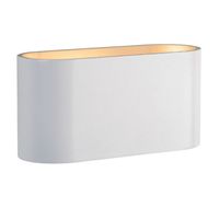 Lampa kinkiet ścienny dekoracyjny SQUALLA biała złota G9