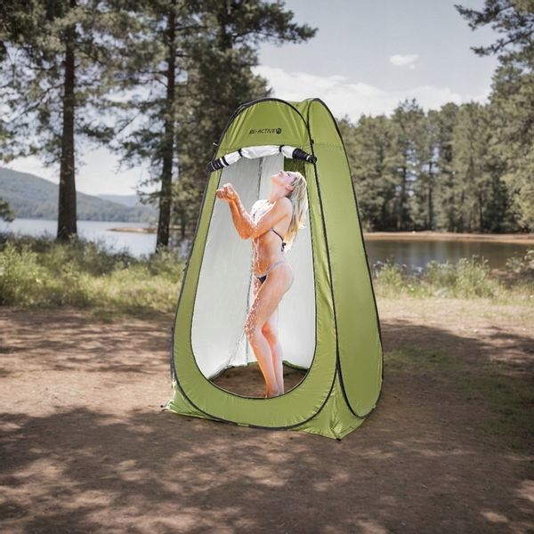 NAMIOT PRZEBIERALNIA PRYSZNIC WC TOALETA PRZENOŚNA PLAŻOWY KEMPINGOWY DUŻY zdjęcie 9