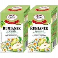 Malwa tea herbata 100% rumianek z gruszką 20tb x 2 sztuk