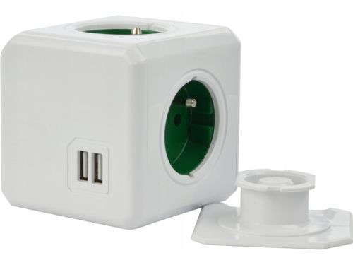 Listwa zasilająca PowerCube 4 gniazda 2xUSB 1.5m na Arena.pl