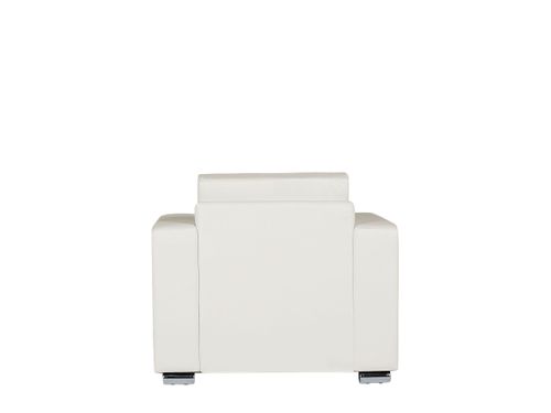 Fotel skórzany biały HELSINKI na Arena.pl