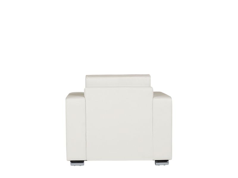 Fotel skórzany biały HELSINKI zdjęcie 4