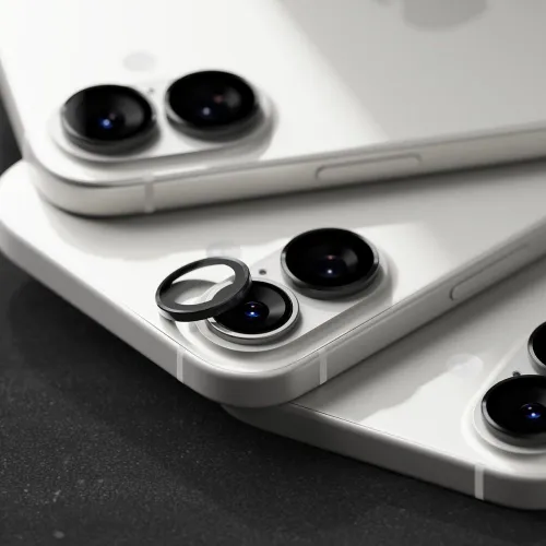 osłona aparatu ringke camera frame protector 2-pack na iphone 17 - czarna na Arena.pl