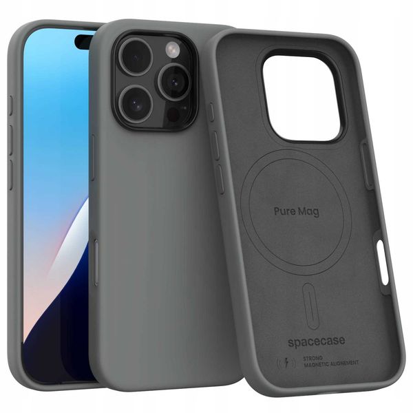 Spacecase Pure Mag iPhone 16 Pro gray zdjęcie 1