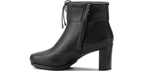 Clarks Botki damskie - London Rain GTX - rozmiar 39 - czarne, skóra licowa na Arena.pl